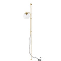 Lampa ścienna Bubble kinkiet szklany klosz złota 182 cm Hübsch