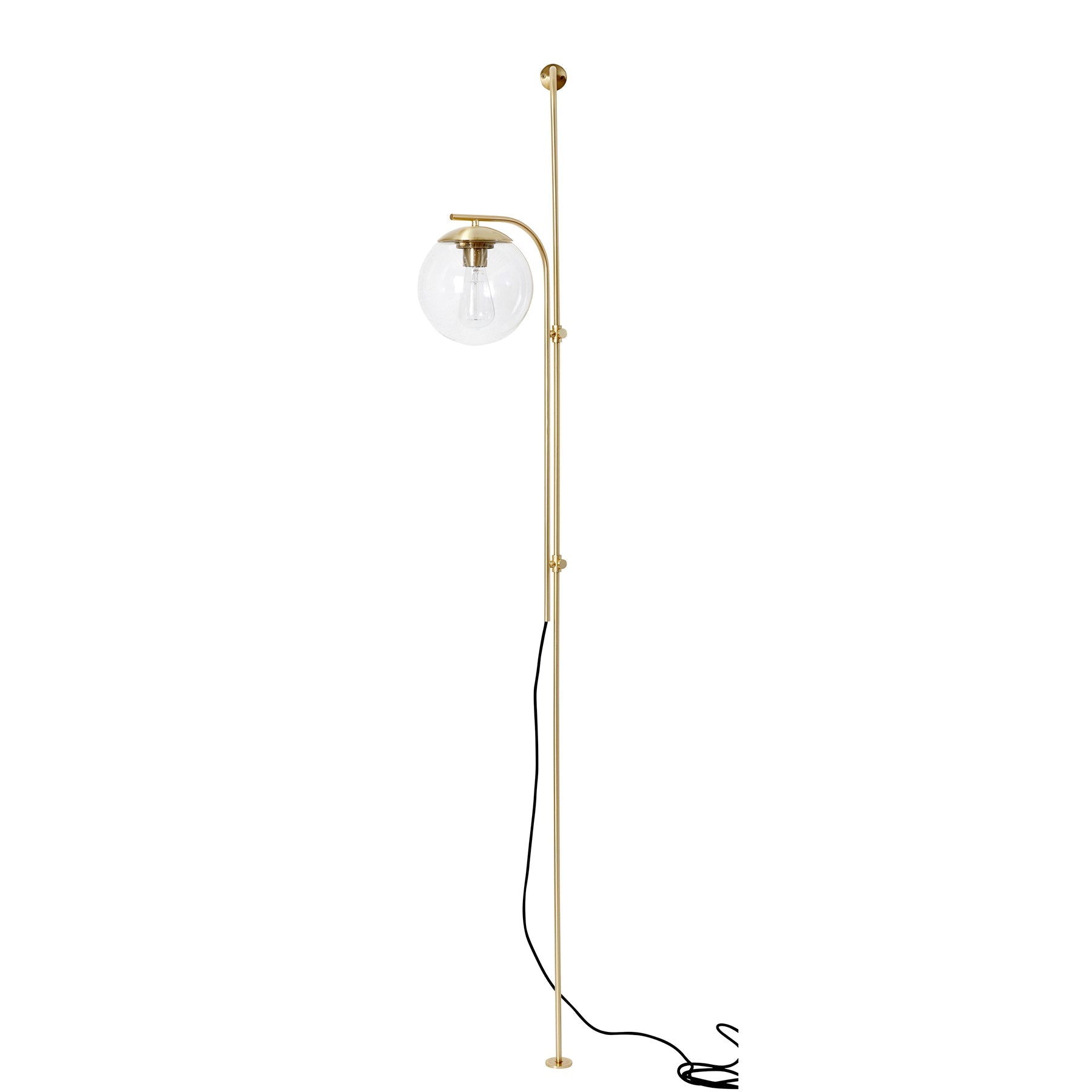 Lampa ścienna Bubble kinkiet szklany klosz złota 182 cm Hübsch