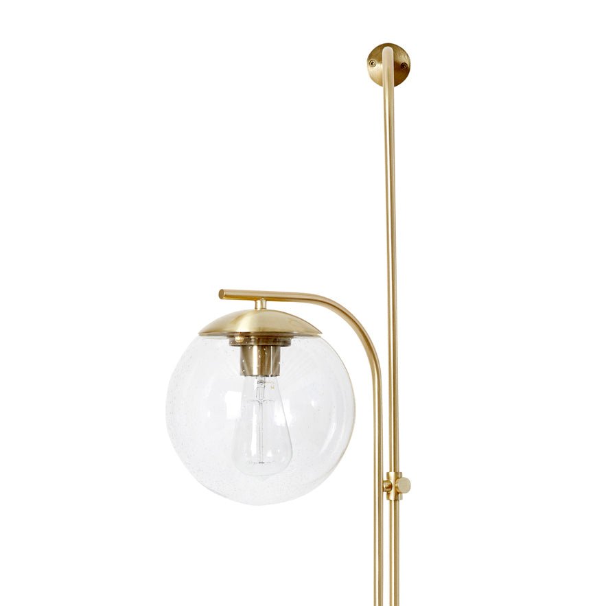 Lampa ścienna Bubble kinkiet szklany klosz złota 182 cm Hübsch