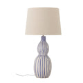 Lampa stołowa Gavisa niebieska kamionka Bloomingville