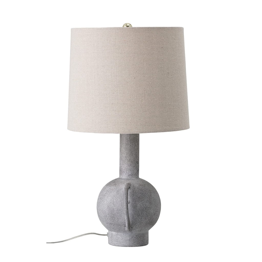 Lampa stołowa Kean szara terakota Bloomingville