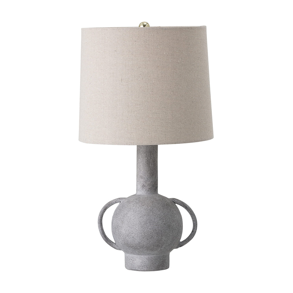 Lampa stołowa Kean szara terakota Bloomingville