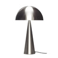 Lampa stołowa Mush metalowa szczotkowany nikiel grzybek ø30x50cm Hübsch