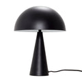 Lampa stołowa Mush Mini metalowa czarna grzybek ø25x33cm Hübsch