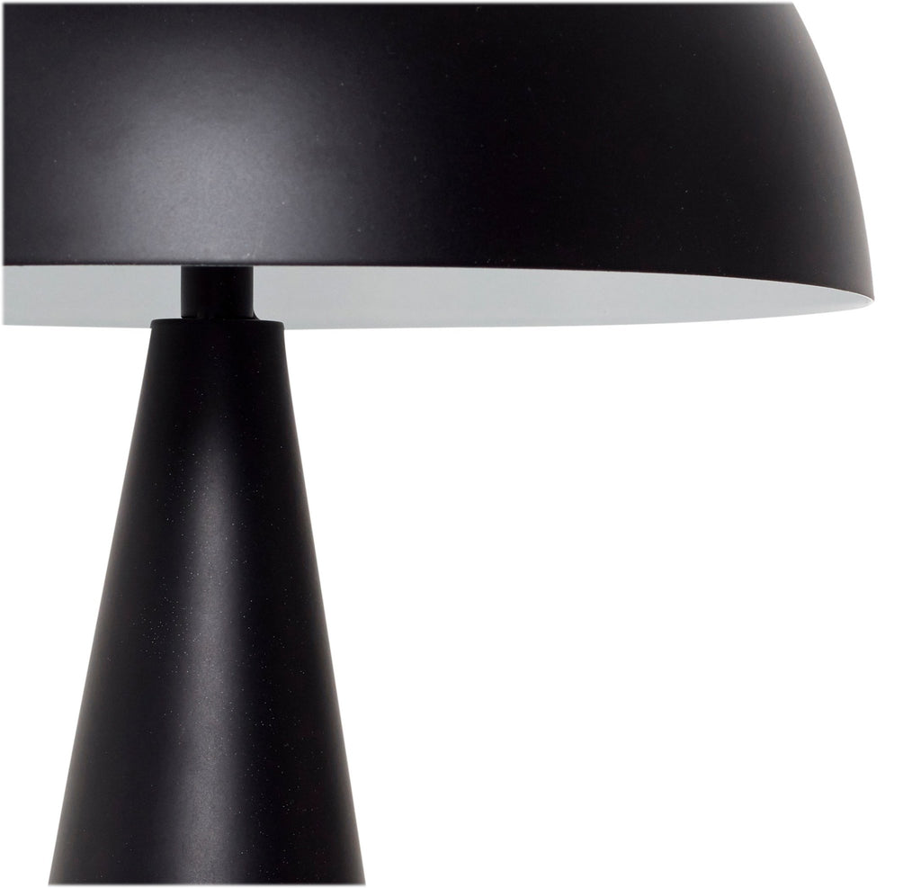 Lampa stołowa Mush Mini metalowa czarna grzybek ø25x33cm Hübsch