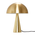 Lampa stołowa Mush Mini metalowa złota grzybek ø25x33cm Hübsch