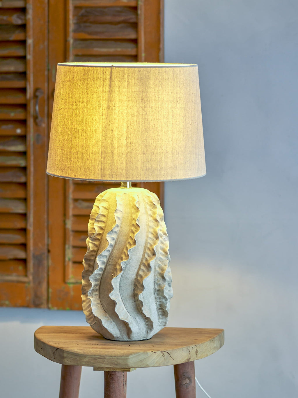 Lampa stołowa Natika naturalny Kamionka Bloomingville