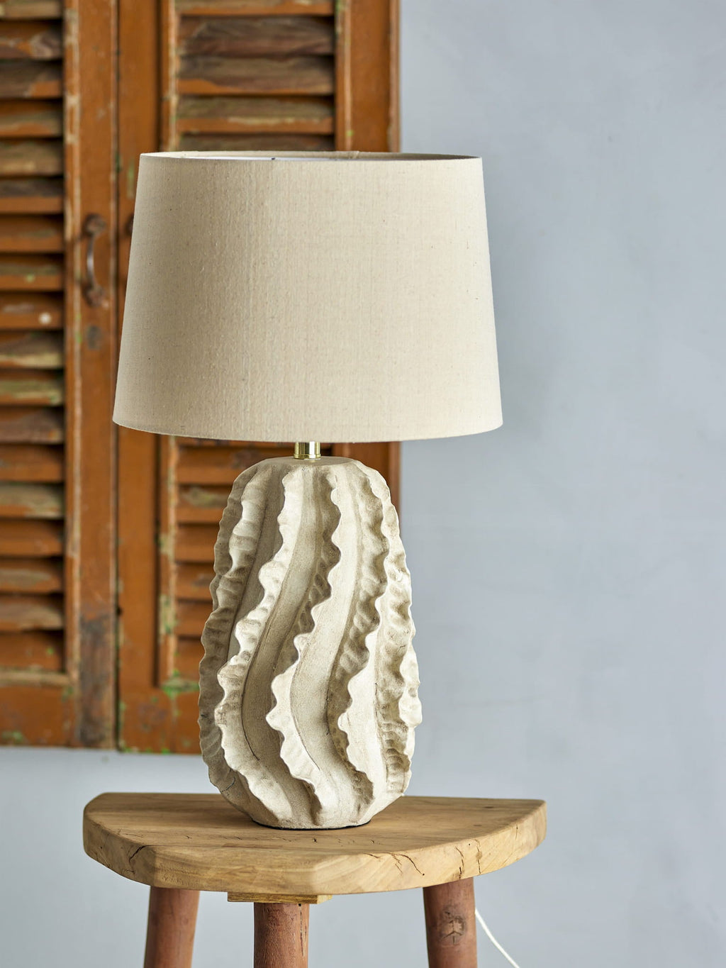 Lampa stołowa Natika naturalny Kamionka Bloomingville