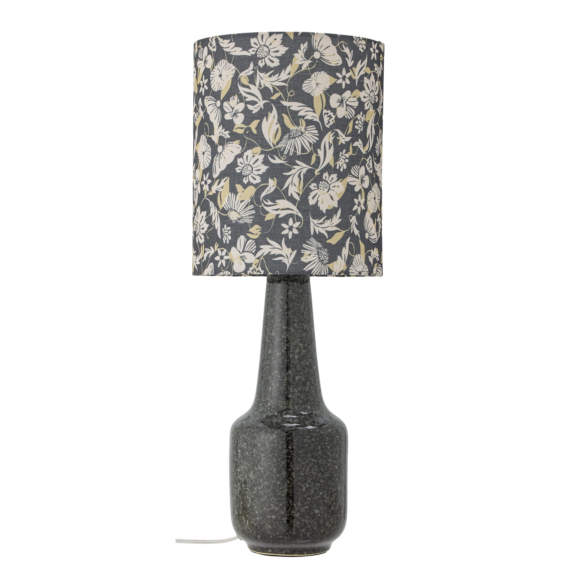 Lampa stołowa Olefin zielona kamionkowa Bloomingville