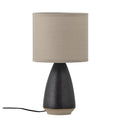 Lampa stołowa Paprica czarna kamionka Ø15x28cm Bloomingville Bloomingville