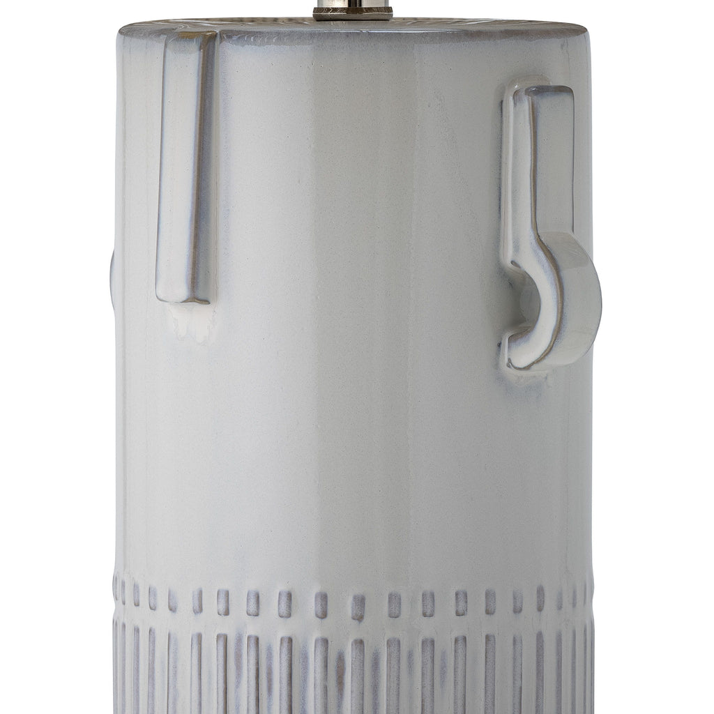 Lampa stołowa Rama biała kamionka Bloomingville