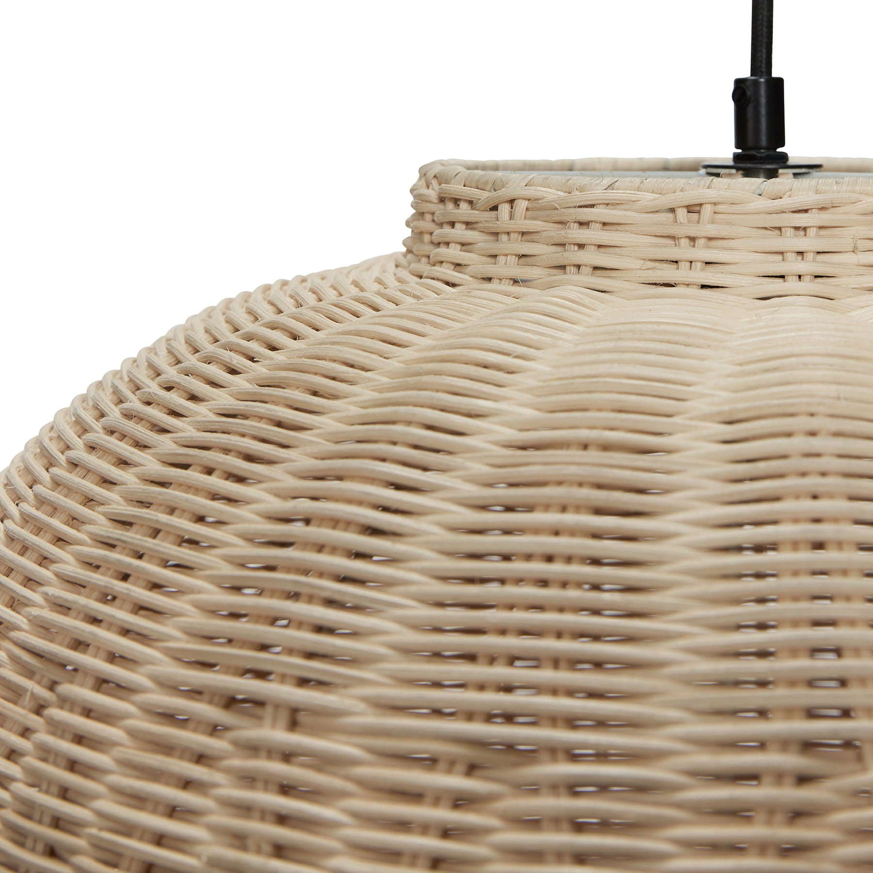 Lampa sufitowa Chand okrągła rattan ø45xh43cm Hübsch
