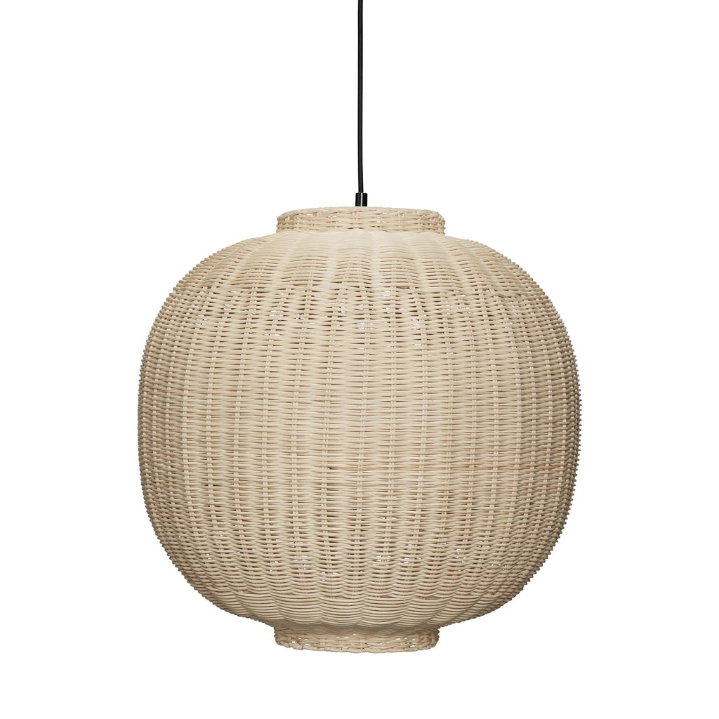 Lampa sufitowa Chand okrągła rattan ø45xh43cm Hübsch