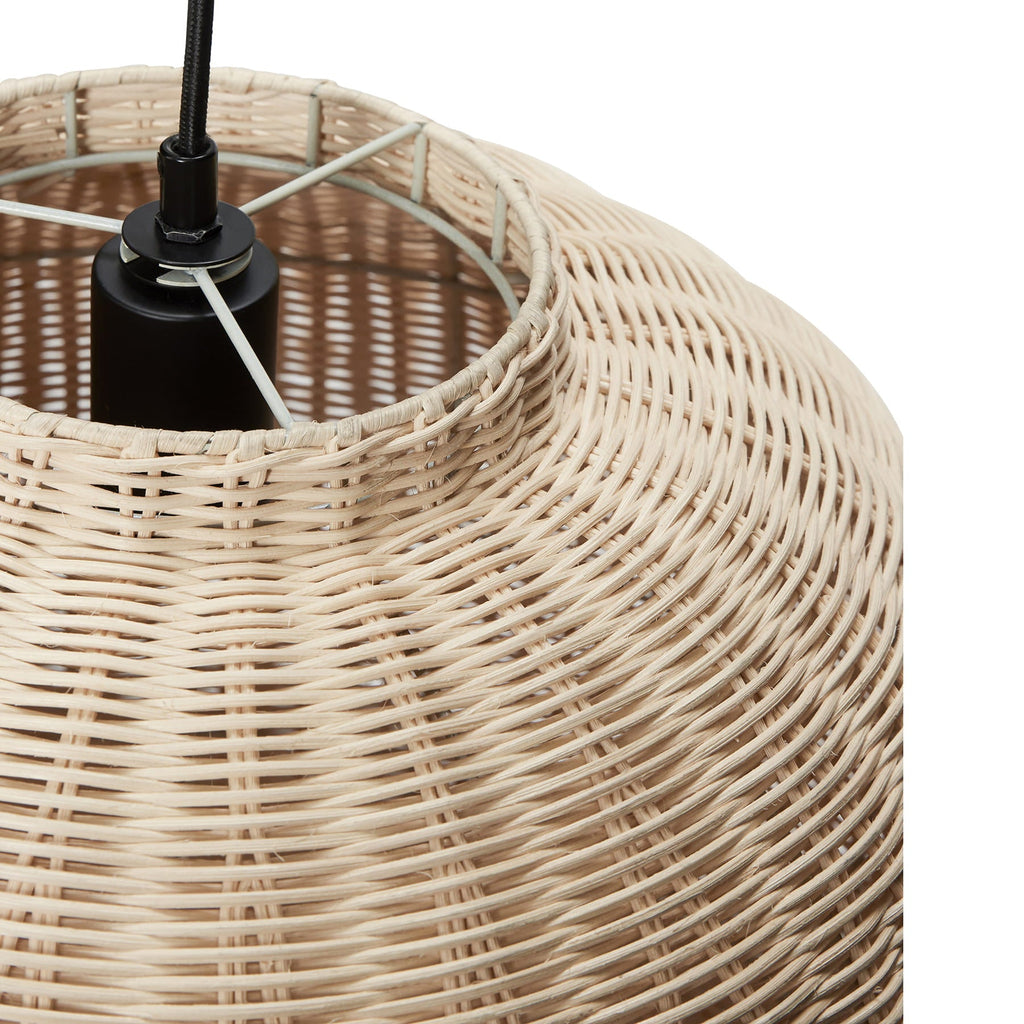 Lampa sufitowa Chand okrągła rattan ø45xh43cm Hübsch