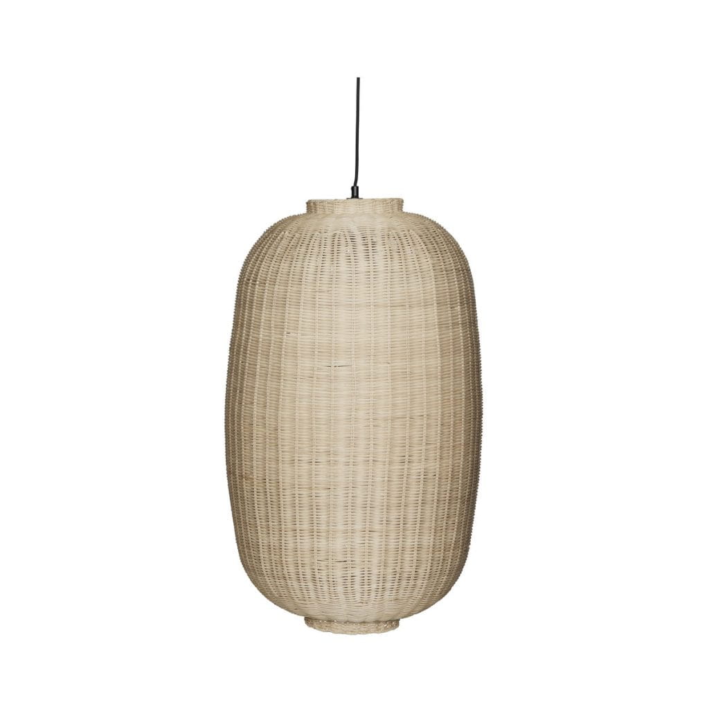 Lampa sufitowa Chand owalna naturalna ø45xh75cm Hübsch