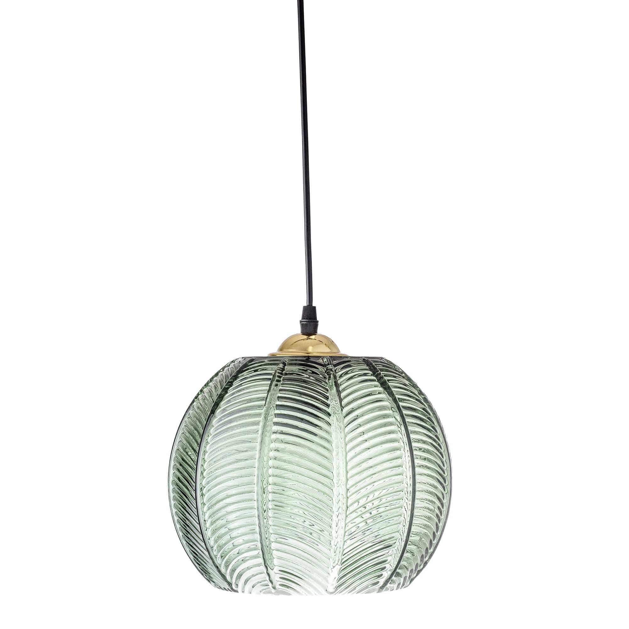 Lampa wisząca Adar zielona szklana Bloomingville Śr. 22xH20 cm Bloomingville