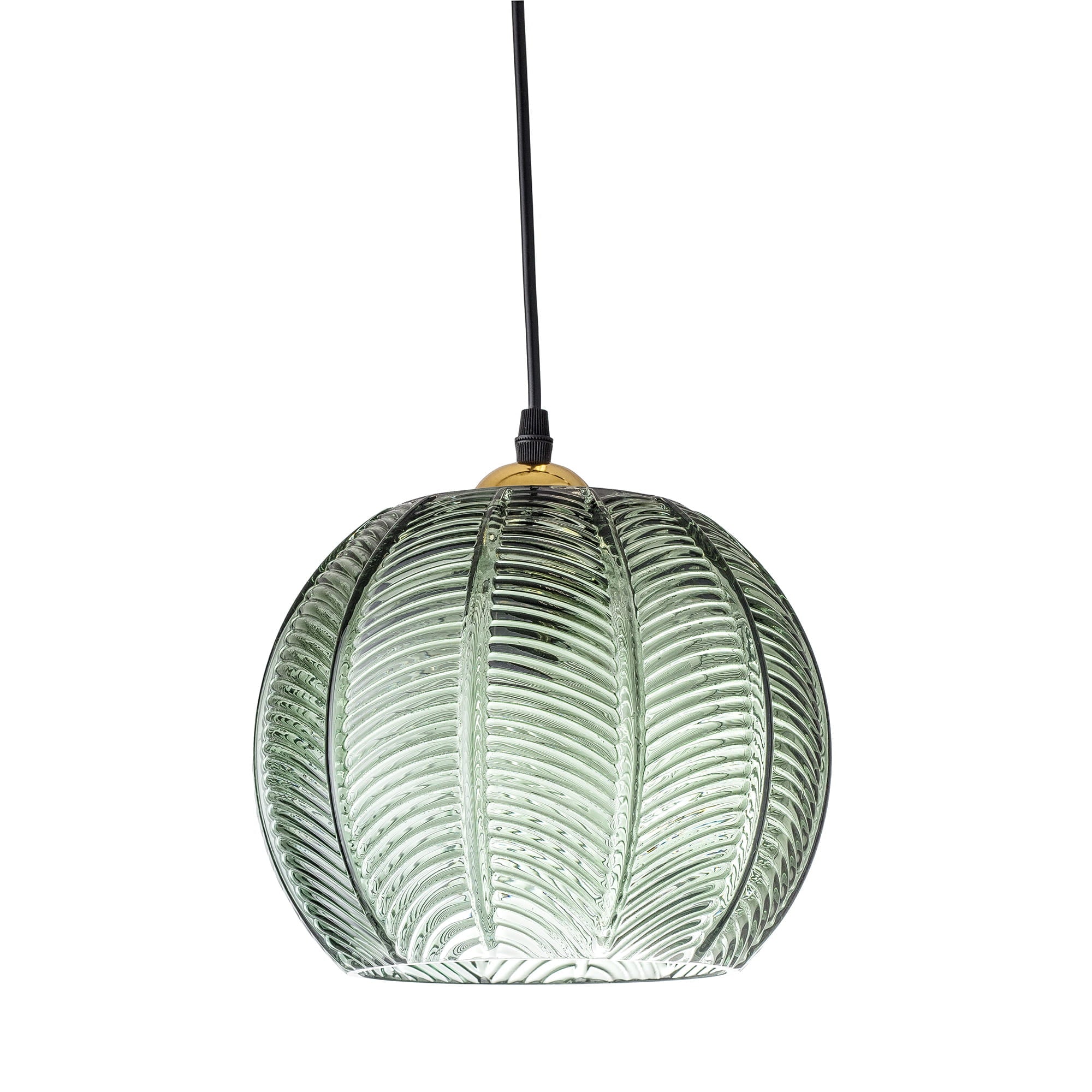 Lampa wisząca Adar zielona szklana Bloomingville Śr. 22xH20 cm Bloomingville
