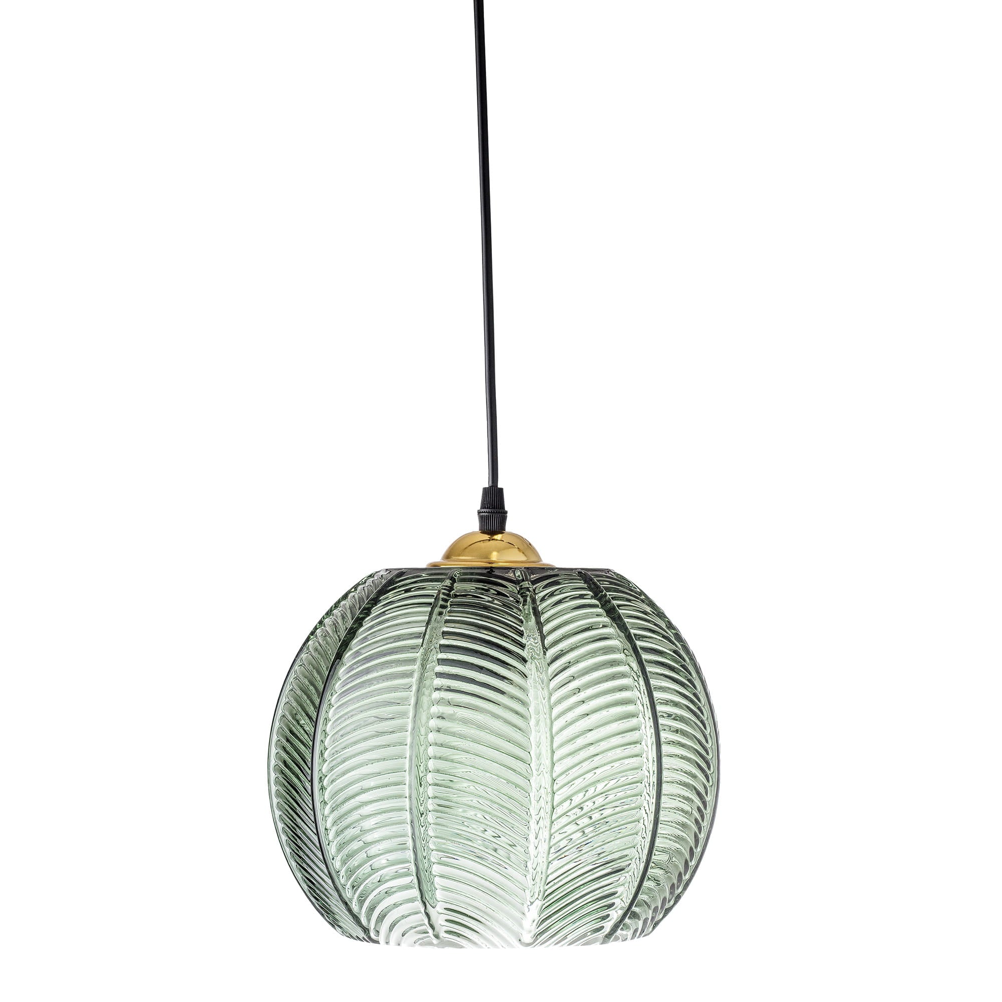 Lampa wisząca Adar zielona szklana Bloomingville Śr. 22xH20 cm Bloomingville