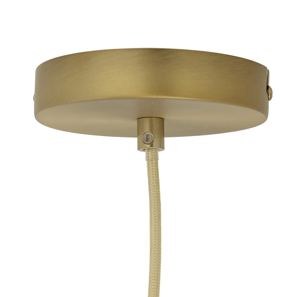 Lampa wisząca Azizi brązowa szkło Bloomingville