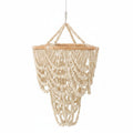 Lampa wisząca BEADS z drewnianych koralików J-LINE