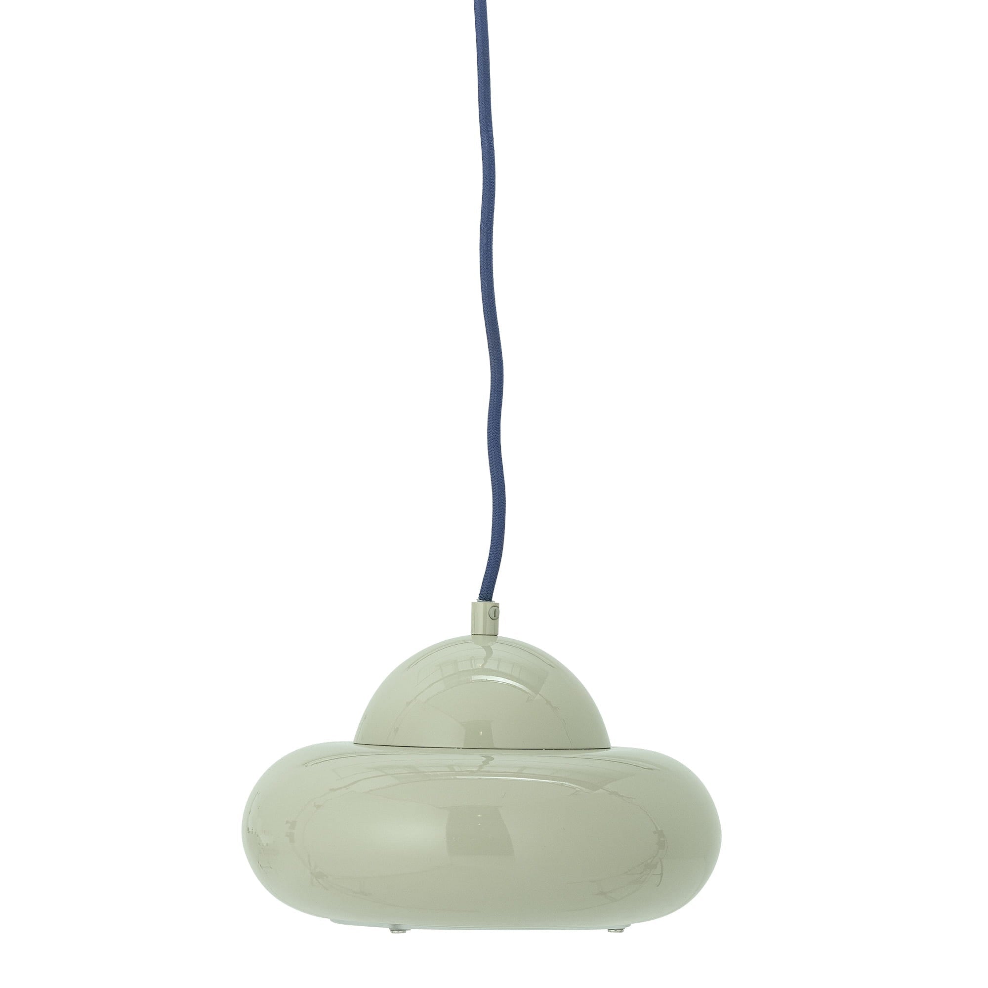 Lampa wisząca Bubble zielona metalowa Bloomingville