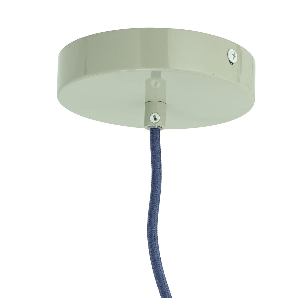 Lampa wisząca Bubble zielona metalowa Bloomingville