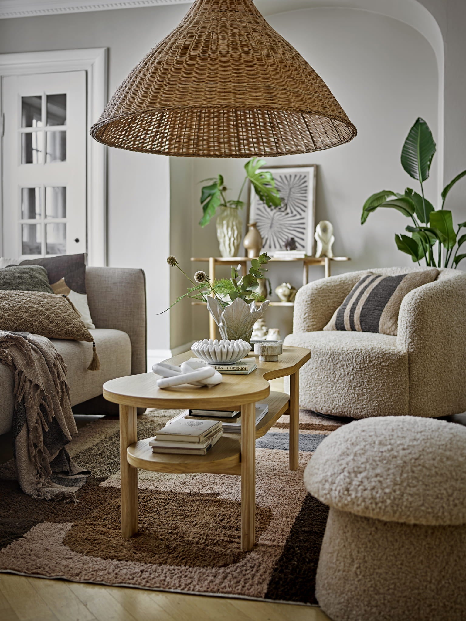 Lampa wisząca Camine naturalny rattan Bloomingville