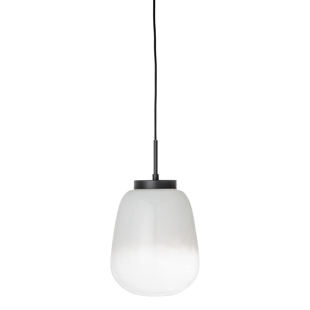 Lampa wisząca Ece biała szkło Bloomingville