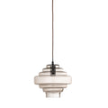 Lampa wisząca Ilua brązowa szkło Bloomingville