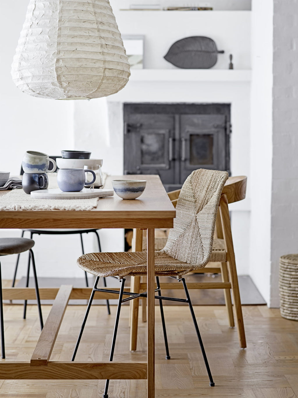 Lampa wisząca Leena naturalny Papier Bloomingville