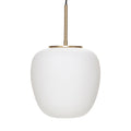 Lampa wisząca Muse biała szklana ø25x36 cm mała Hübsch
