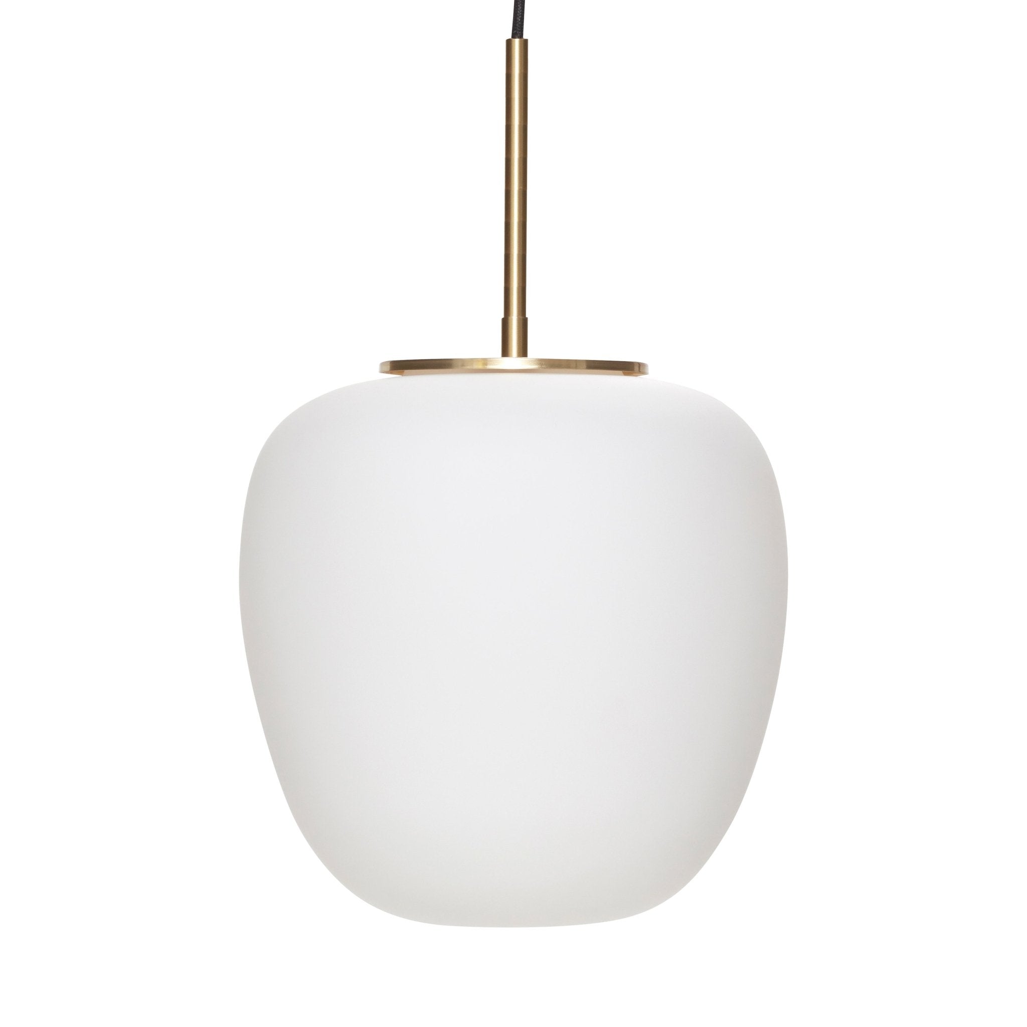 Lampa wisząca Muse biała szklana ø25x36 cm mała Hübsch