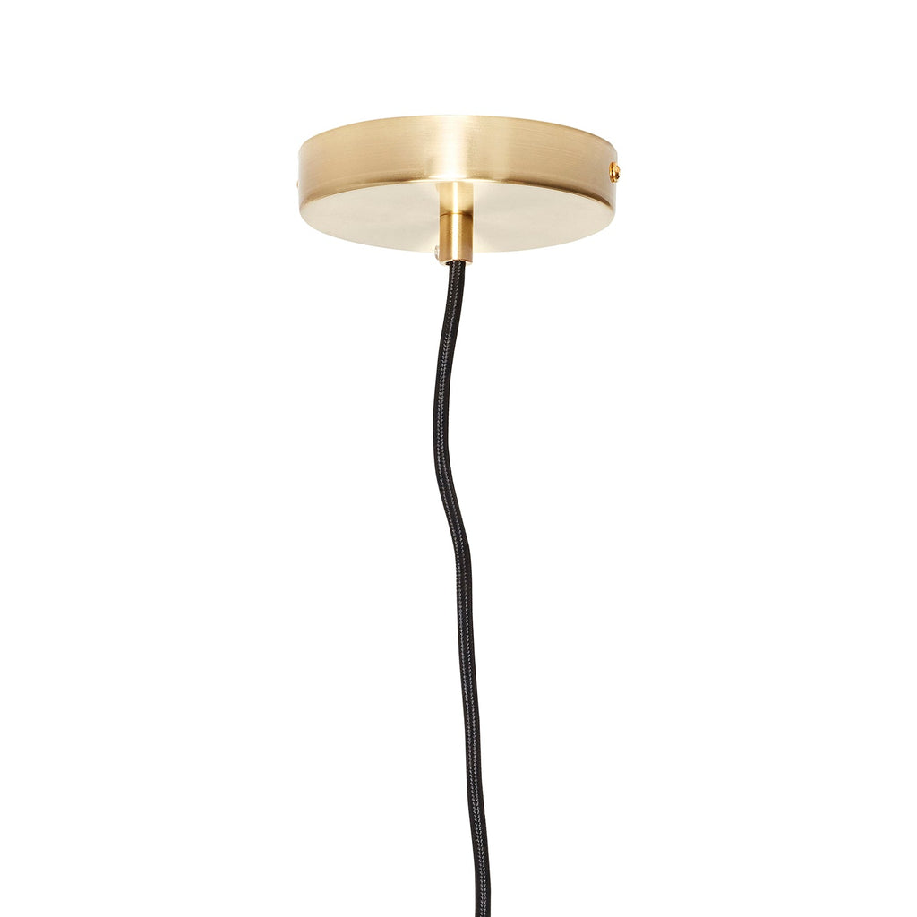 Lampa wisząca Muse biała szklana ø40x40 cm duża Hübsch