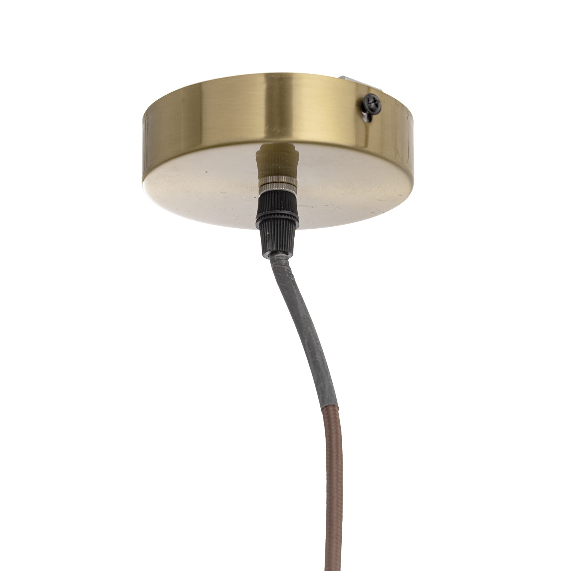 Lampa wisząca Sybia szara szkło Bloomingville