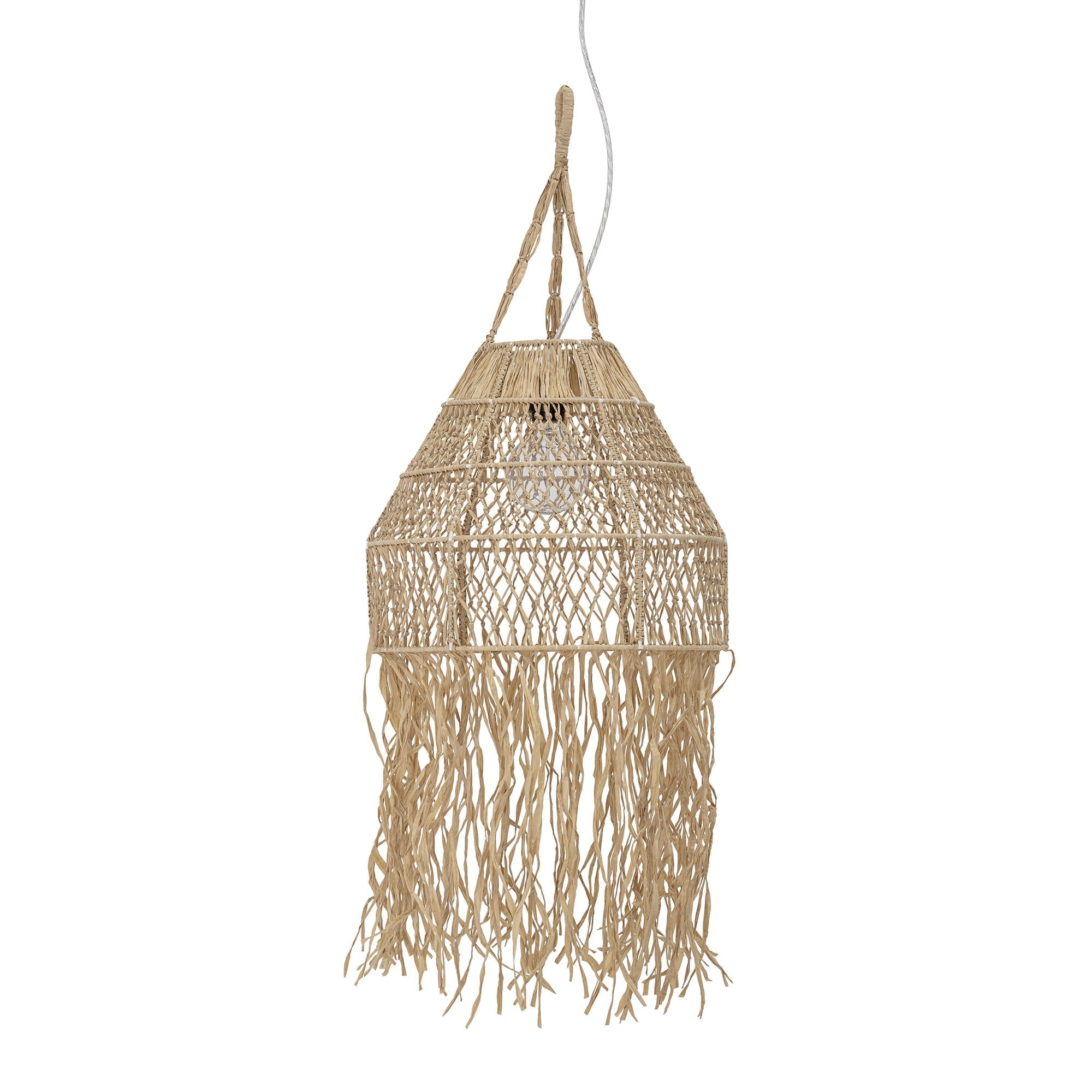 Lampa wisząca Thora naturalny rafia Bloomingville
