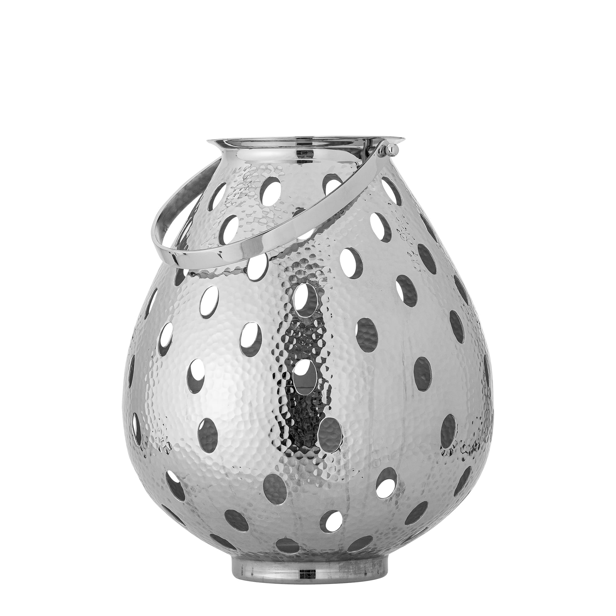 Latarnia Maika srebrna aluminiowa Bloomingville