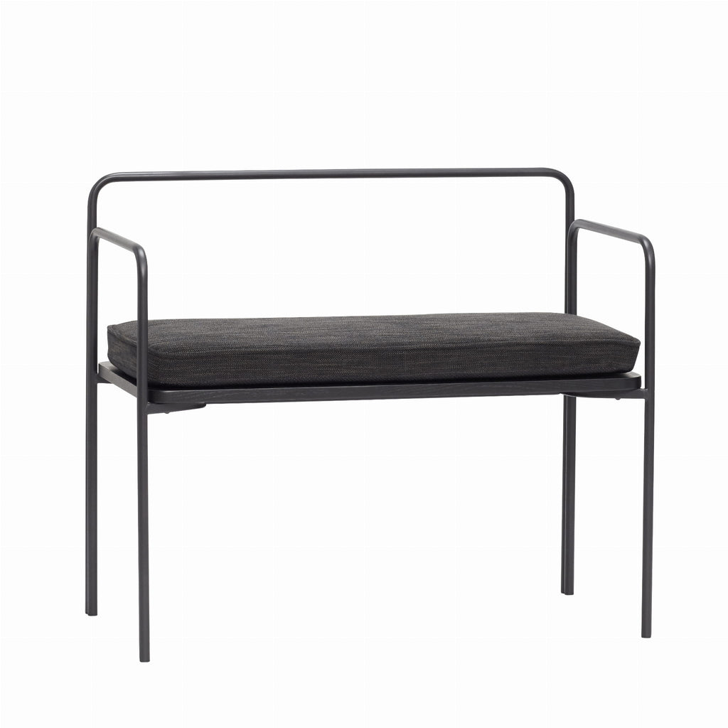Ławka Carry czarna 71x42xh81cm Hübsch