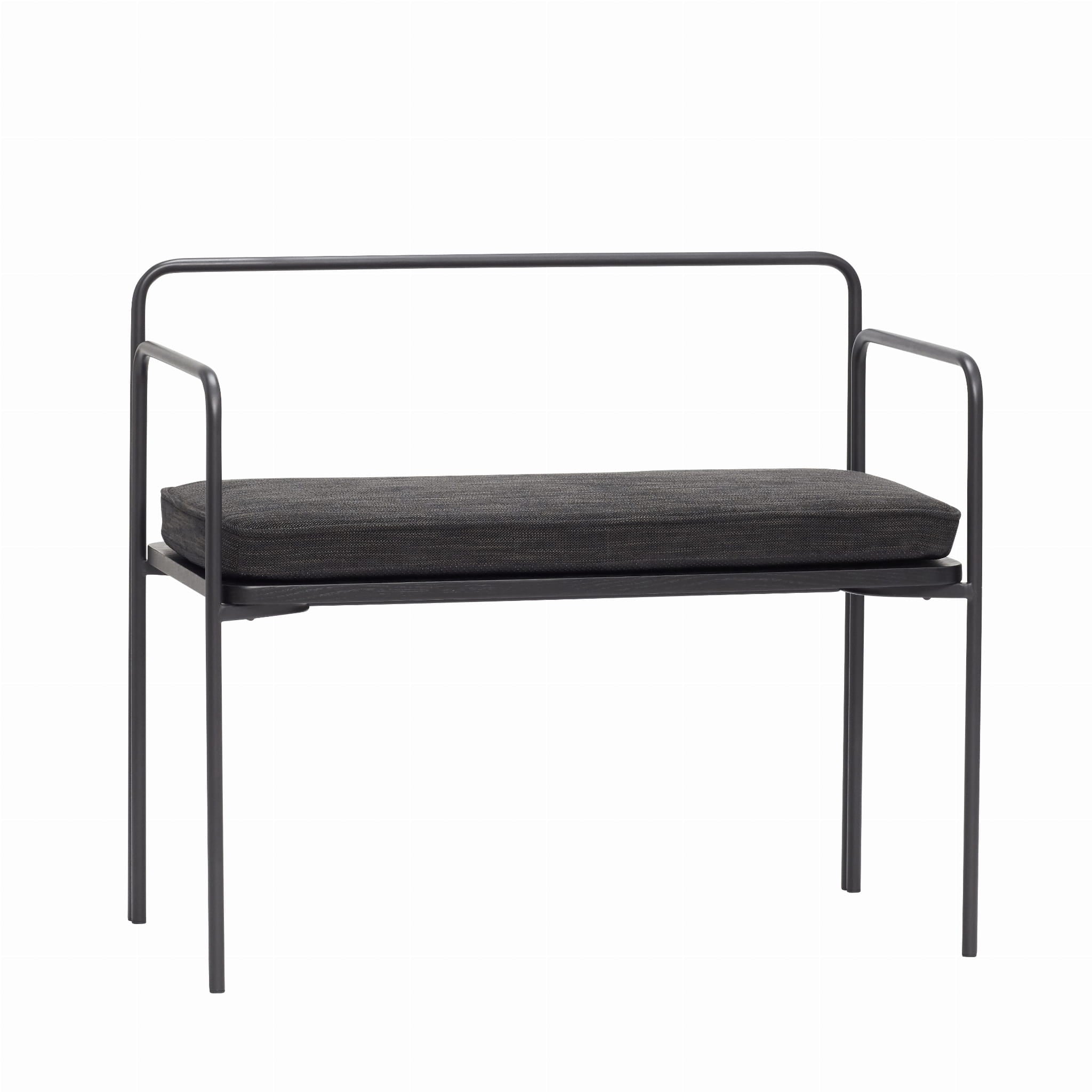 Ławka Carry czarna 71x42xh81cm Hübsch