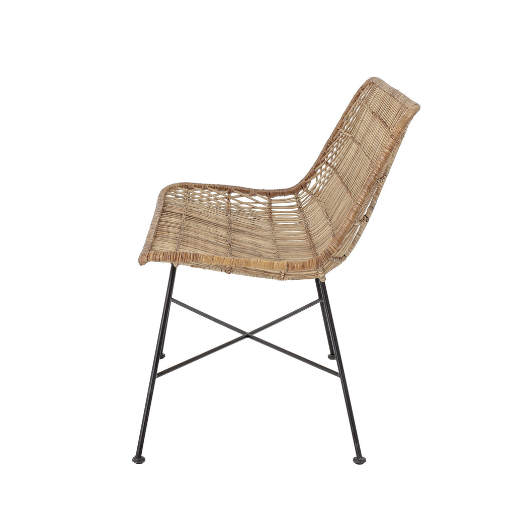Ławka Hallie naturalny Rattan Bloomingville
