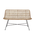 Ławka Hallie naturalny Rattan Bloomingville