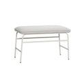 Ławka Mist szara 70x40xh41cm Hübsch