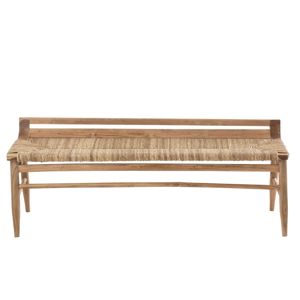 Ławka Zuri z drewna tekowego 150 cm J - LINE