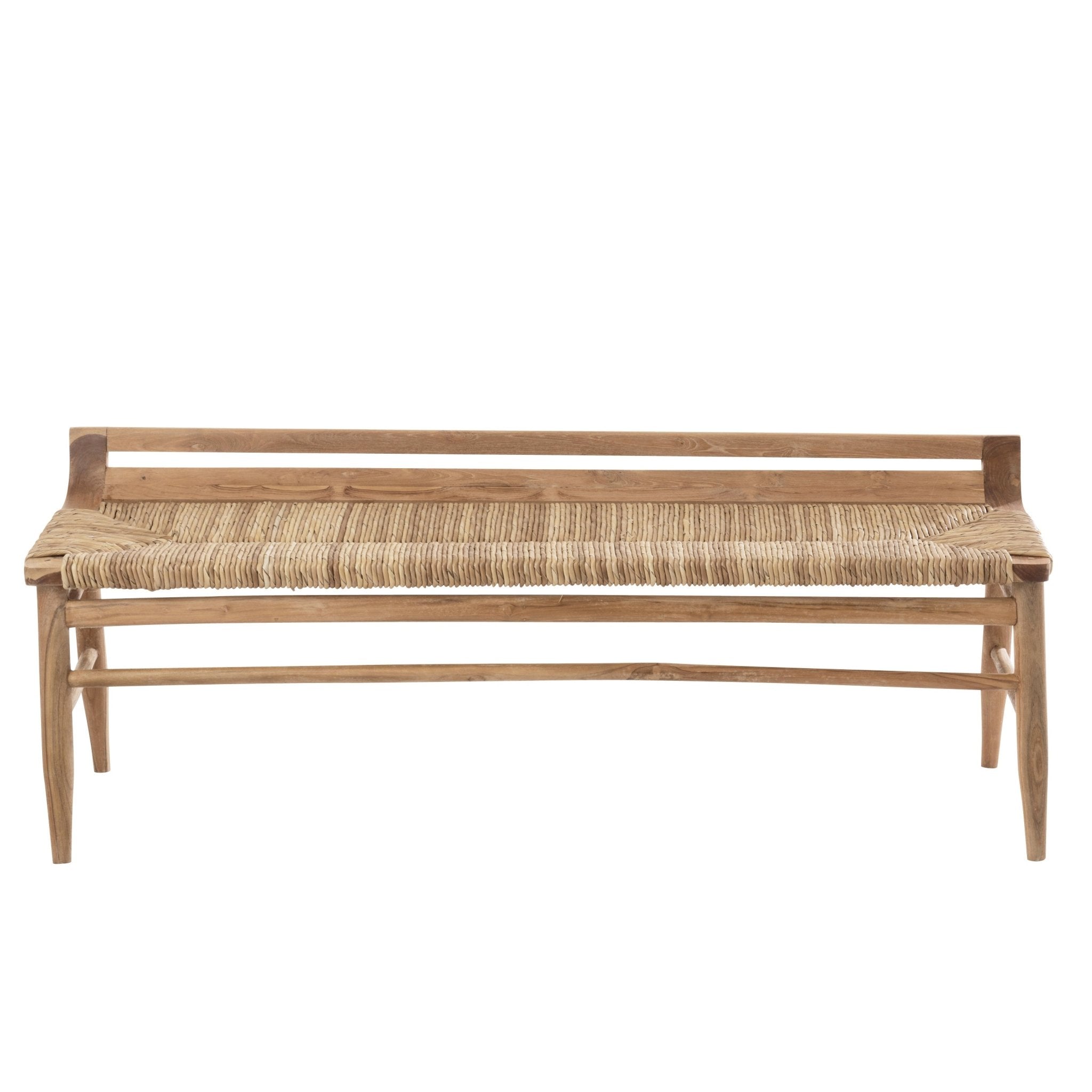 Ławka Zuri z drewna tekowego 150 cm J - LINE