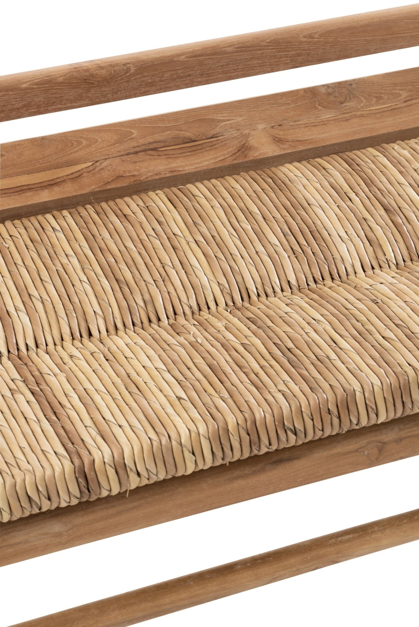 Ławka Zuri z drewna tekowego 150 cm J - LINE