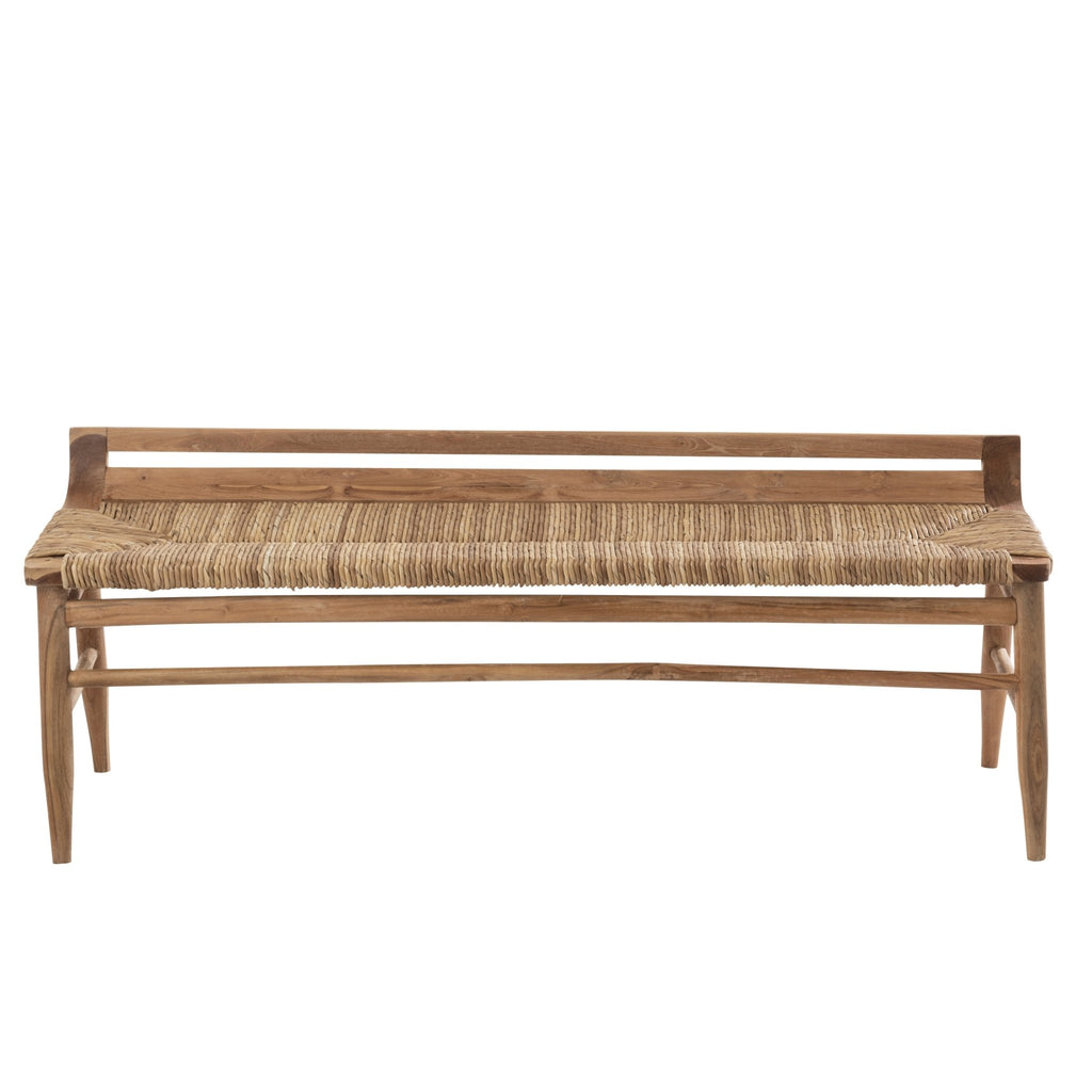Ławka Zuri z drewna tekowego 150 cm J - LINE