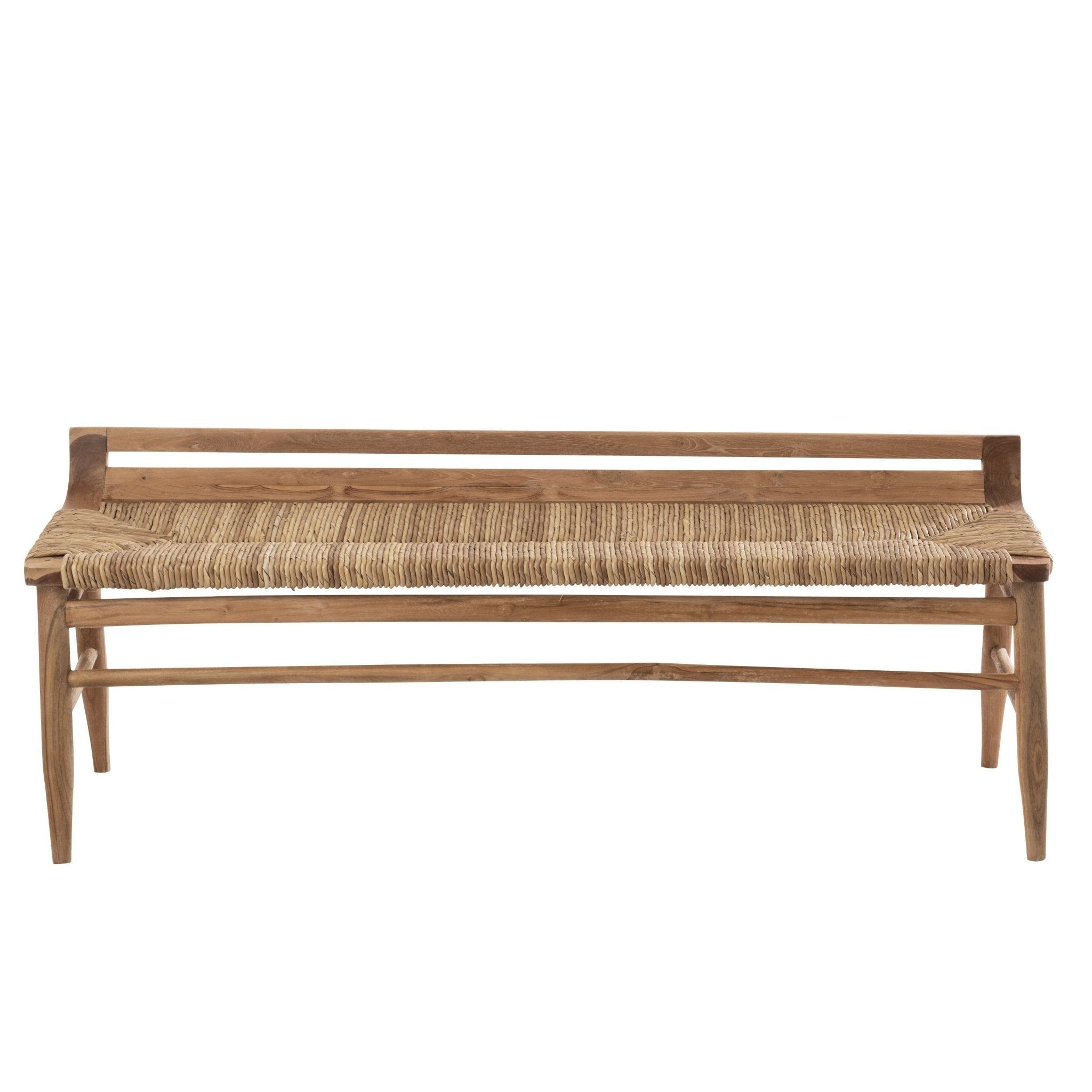 Ławka Zuri z drewna tekowego 150 cm J - LINE