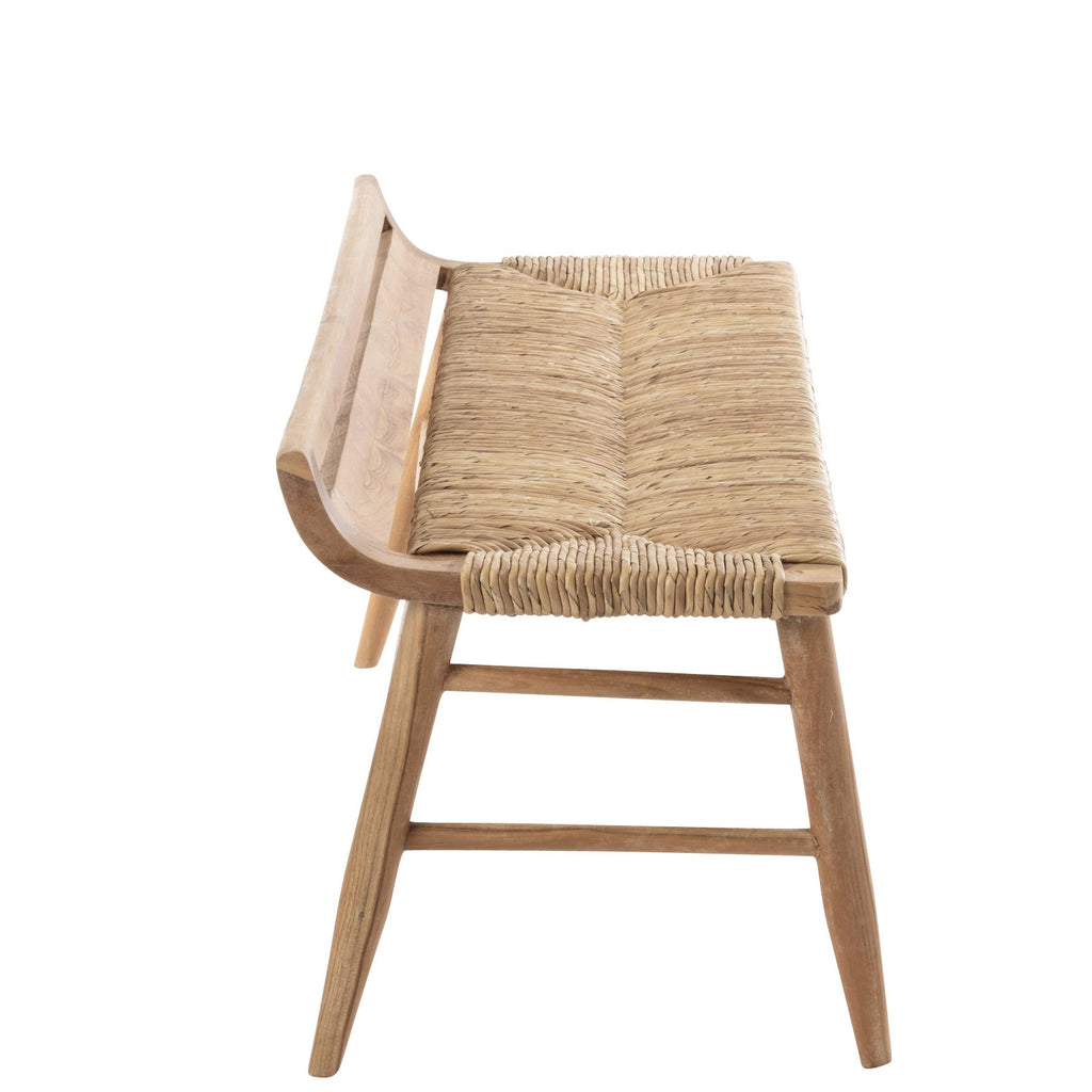 Ławka Zuri z drewna tekowego 150 cm J - LINE