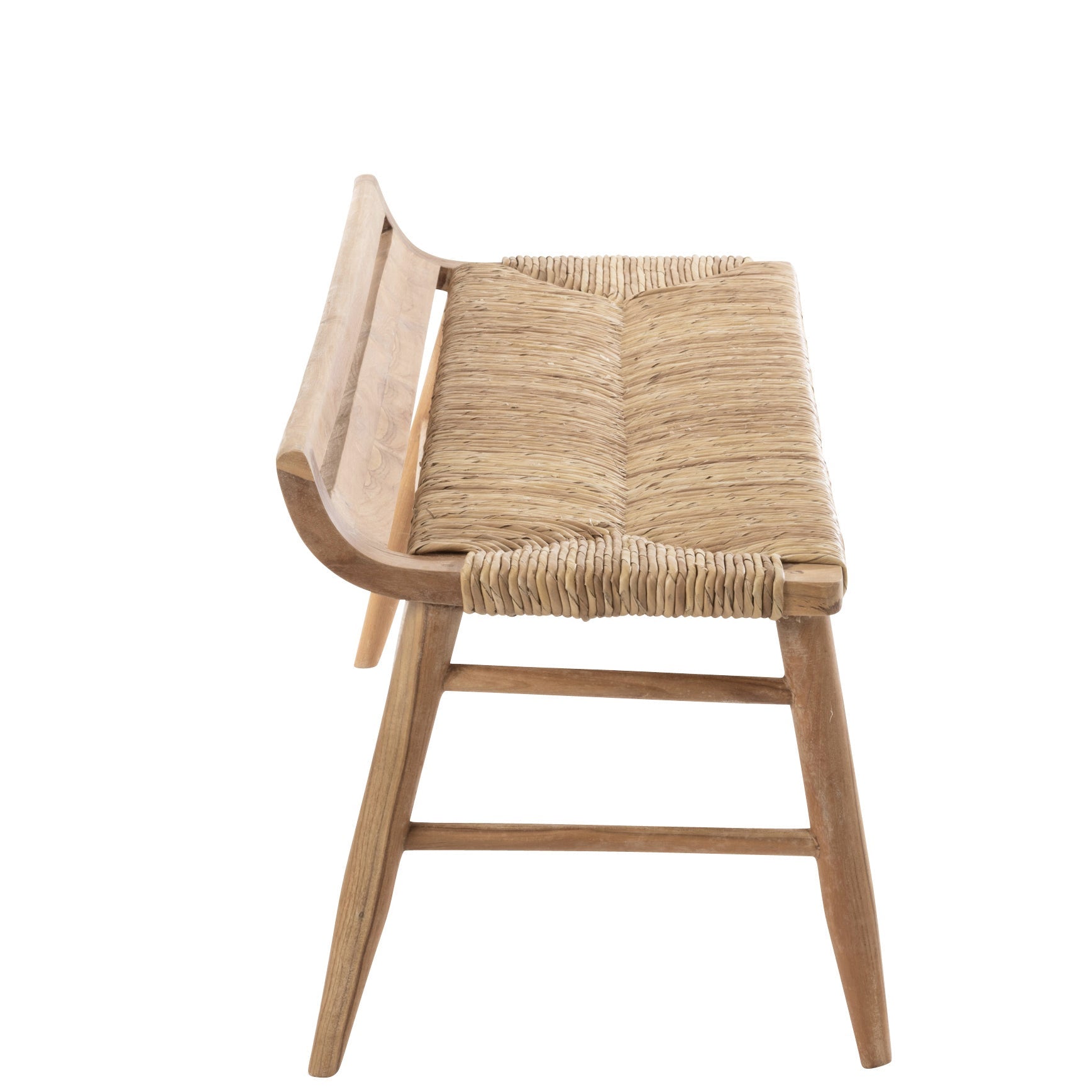 Ławka Zuri z drewna tekowego 150 cm J - LINE