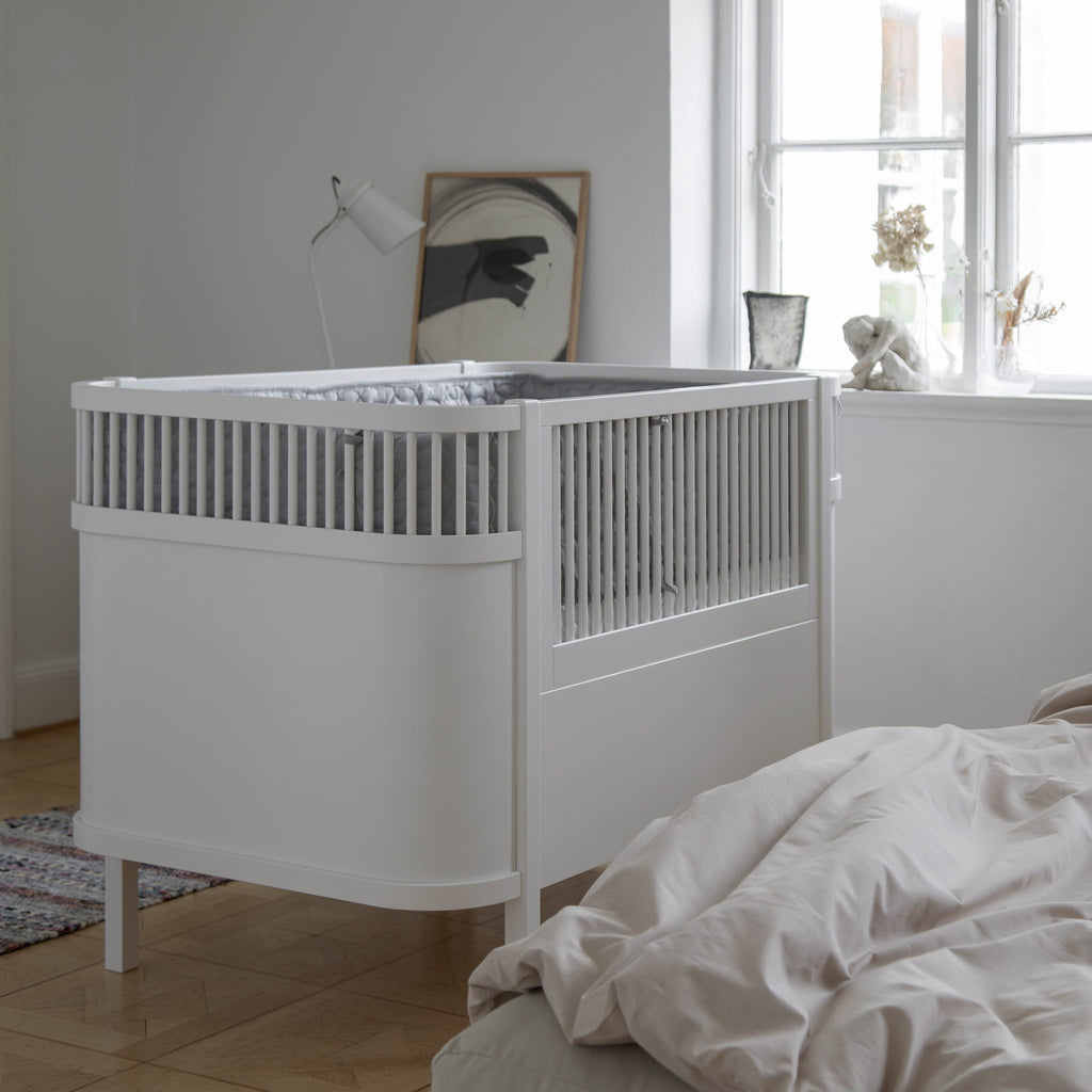 Łóżeczko rosnące dziecięce Baby & Jr. biały Sebra
