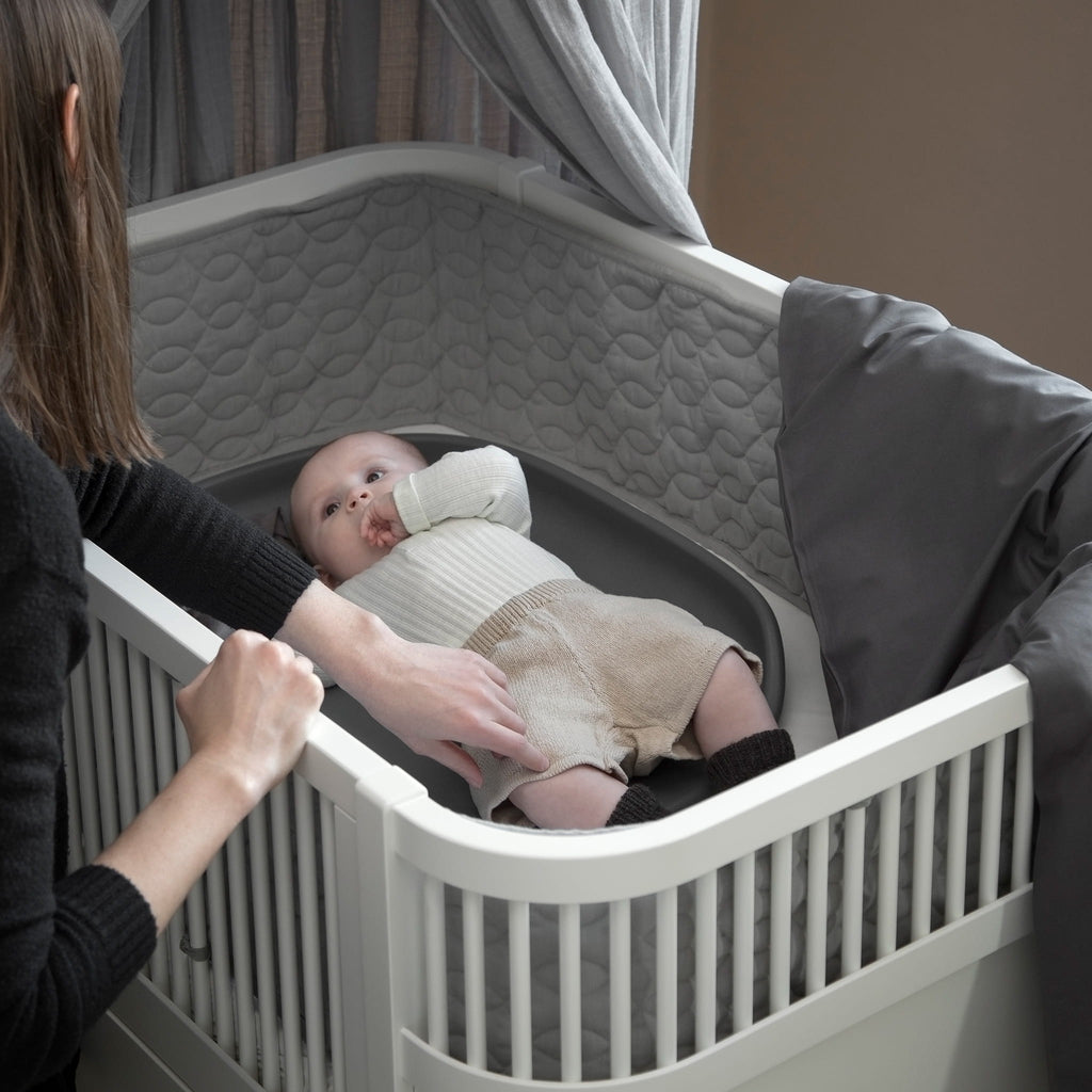 Łóżeczko rosnące dziecięce Baby & Jr. biały Sebra